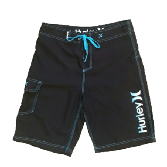 Hurley Swim Hurley Mens One And Only 2 Boardshort Black Cyan Poshmark
